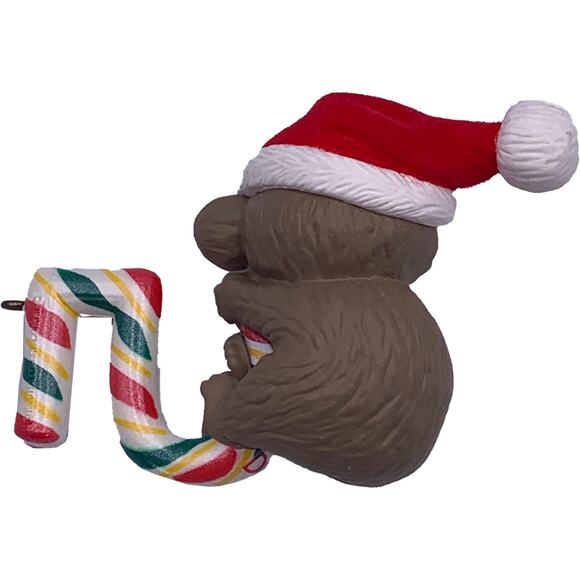 1990 Hallmark Keepsake Child's Fifth Christmas Collectible Bear Ornament in Box - Picture 4 of 7